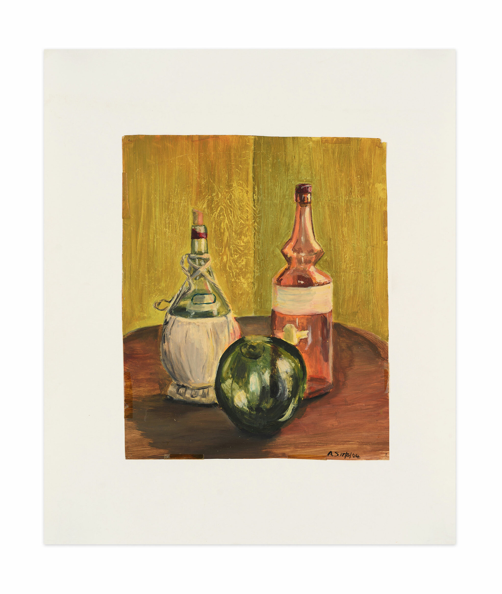 Ann Noël, Still-Life with Bottles, 1964