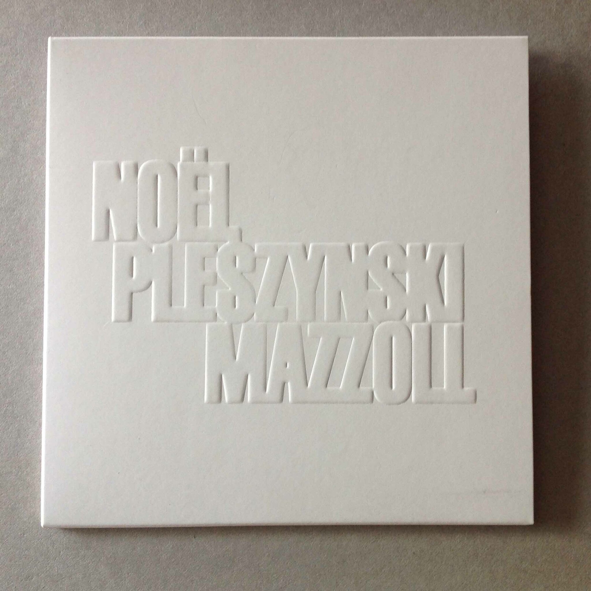 Ann Noël, NOËL / PLESZYNSKI / MAZZOLI, 2017