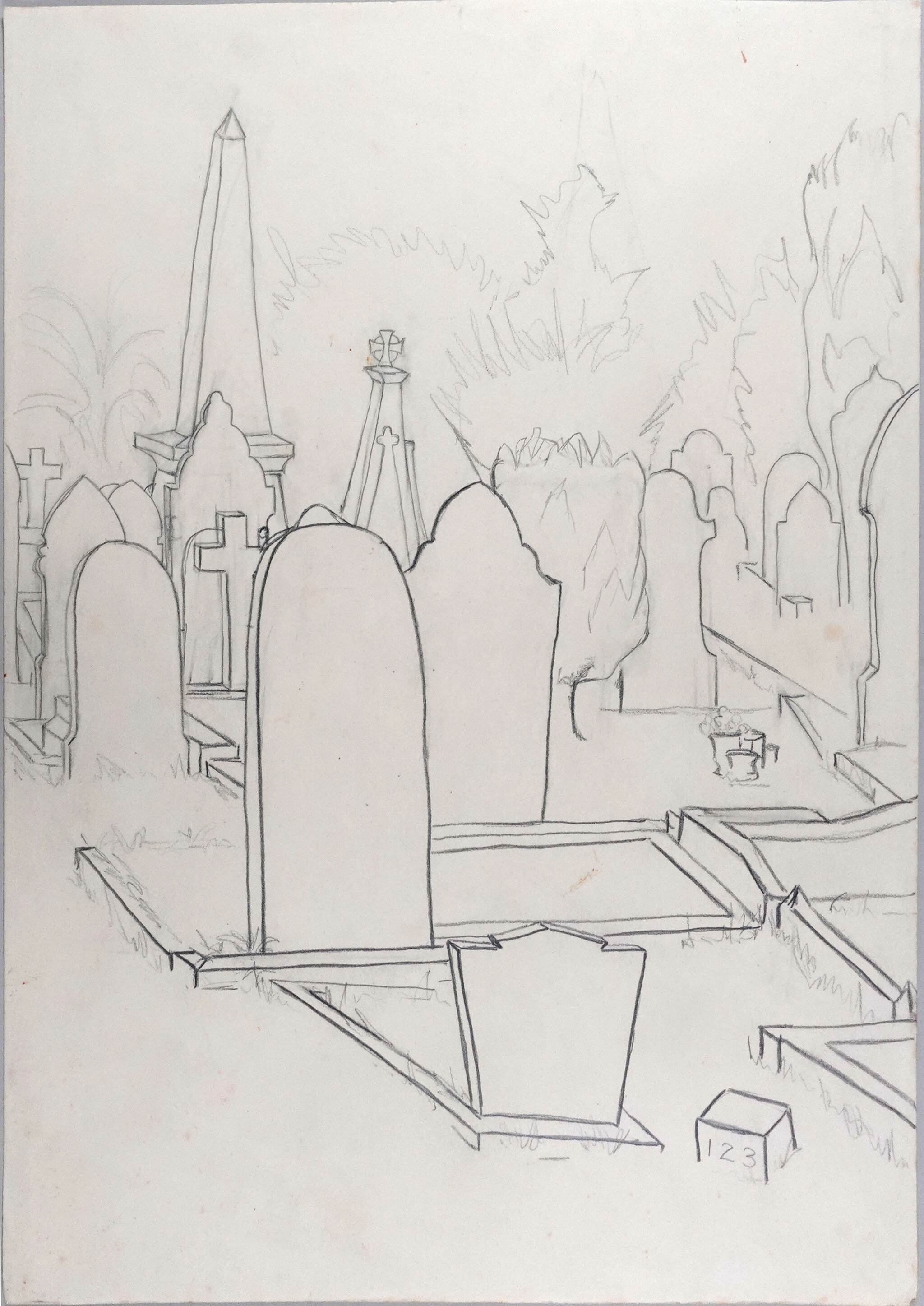 Ann Noël, Gravestones, 1964