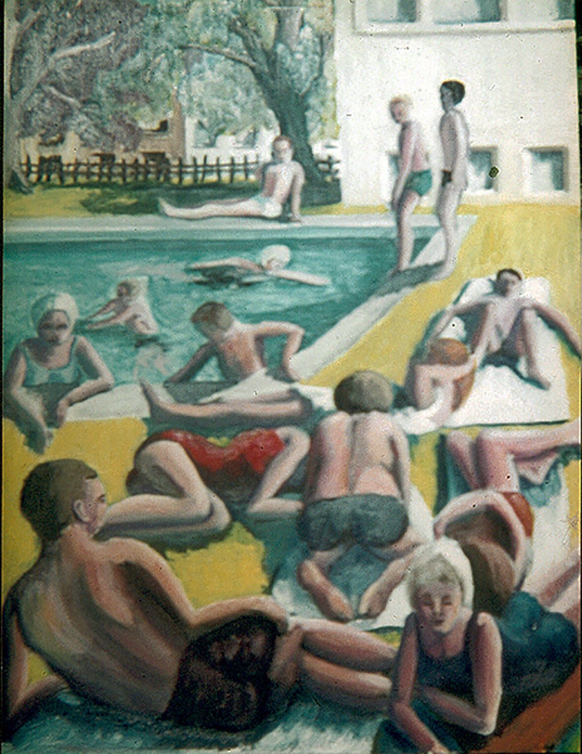 Ann Noël, Figure studies by at the swimming pool, 1964