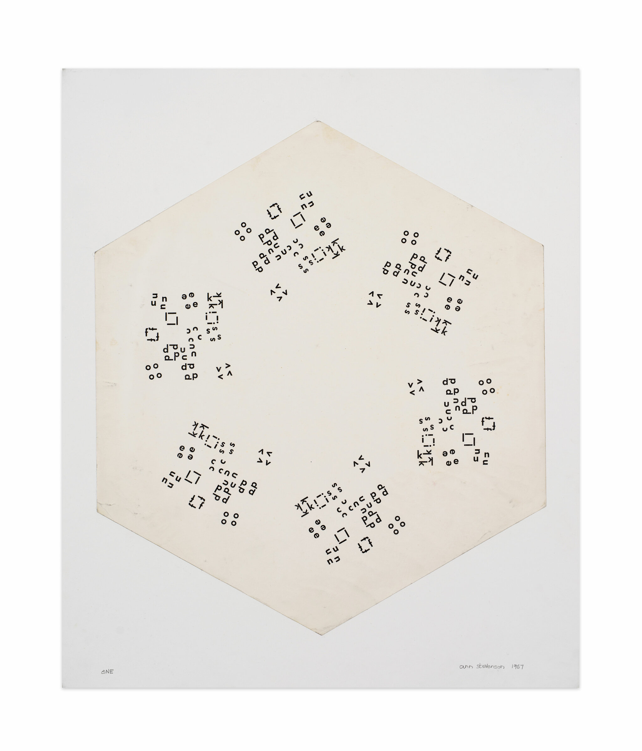 Ann Noël, Type Poems, 1967